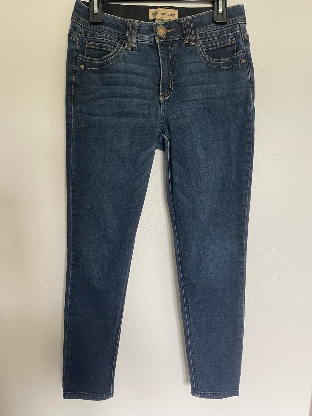 Democracy “Ab” Technology Women's Dark Indigo Skinny Jeans SZ 8